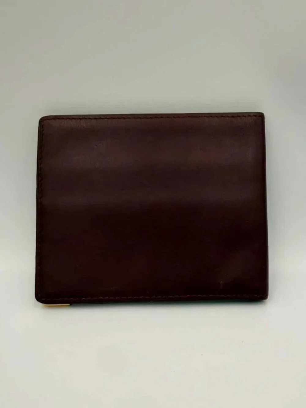 Cartier Must De Cartier Bifold Wallet Burgundy Leather
